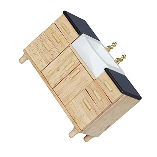 Supvox Puppenhausmöbel aus Holz Realistisches Langlebiges Design Geeignet als Puppenhaus Zubehör und Dekoration für Mini Häuser von Supvox
