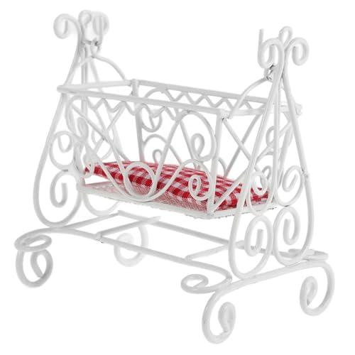 Supvox Puppenhausmöbel puppenbett babybett Puppenhaus Puppenhaus Szene Puppenhaus Miniaturmöbel Puppenhaus-Miniaturmöbel wiedergeborene Krippe Legierung Supvox Puppenhausmöbel puppenbett babybett Puppenhaus Puppenhaus Szene Puppenhaus Miniaturmöbel Puppenhaus-Miniaturmöbel wiedergeborene Krippe Legierung von Supvox