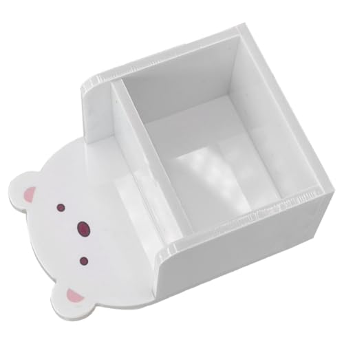 Supvox Puppenhausregal Mini -bücherregal Kleines Bücherregal Kleine Möbel Für Zu Hause Kleines Möbel Bücherregal Mini-bücherregal- Winzige Hausmöbel Miniaturhausmöbel Weiß Acryl von Supvox