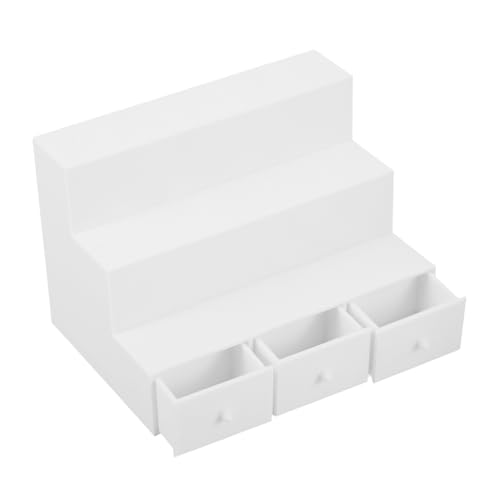 Supvox Puppenhausschrank Aus Holz Möbel Puppenhausminiaturen Miniatur Puppenhausschrank Mini Puppenhauszubehör Puppenhausregal Miniatur Holz Puppenhaus Pla Weiß von Supvox
