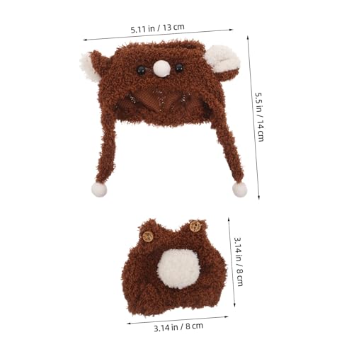 Supvox Puppenkleidung Set mit Braunem Bärenmuster Jumpsuit und Overall für Puppen Weiches Material Einfach Anzuziehen Vielseitig Kompatibel für Puppenhaus und Verkleidungsspiel Supvox Puppenkleidung Set mit Braunem Bärenmuster Jumpsuit und Overall für Puppen Weiches Material Einfach Anzuziehen Vielseitig Kompatibel für Puppenhaus und Verkleidungsspiel von Supvox