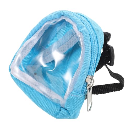Supvox Puppenrucksack Kleine Puppenaufbewahrungstasche Klare Puppentasche Transparente Figuren-präsentationstasche Vitrine Für Figuren PVC Sky-Blue von Supvox