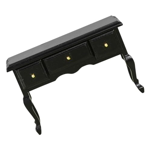 Supvox Puppenstubentisch Mini-tischfigur Tisch-mini-möbel Schreibtisch-minimodell Miniatur-schreibtischornament Mini-hausverzierung Nachttischmöbel Mini-tischschmuck Black Holz Supvox Puppenstubentisch Mini-tischfigur Tisch-mini-möbel Schreibtisch-minimodell Miniatur-schreibtischornament Mini-hausverzierung Nachttischmöbel Mini-tischschmuck Black Holz von Supvox