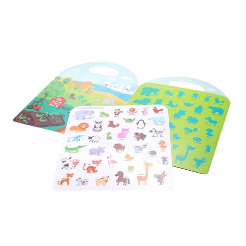 Supvox Puzzle -aufkleberspielzeug Kognitions-stickerbuch Für Stickerbuch Kinderstockbücher Aufkleberbuch Für Kid Sticker Book Beschichtetes Papier von Supvox