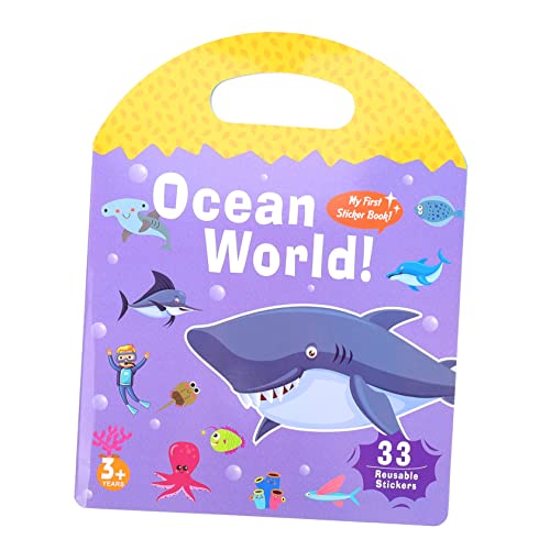 Supvox Puzzle -aufkleberspielzeug Kognitionsbuch Für Kleinkinder Stickerbücher Für Wiederaufklebbares Stickerbuch Aufkleberbuch Sticker Books Gelee-Aufkleber von Supvox