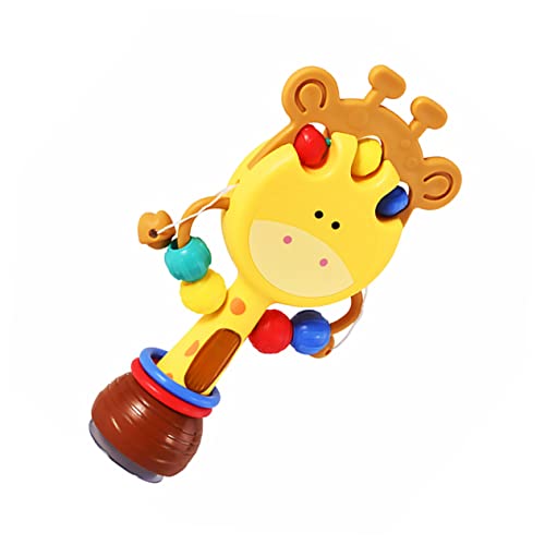 Supvox Rasseltrommel Aus Jahre Mit Saugnapf Musikalisches Handspielzeug Für Kleinkinder Aa Batterien Und Schraubendreher Gelbes REH Design Pädagogisches von Supvox