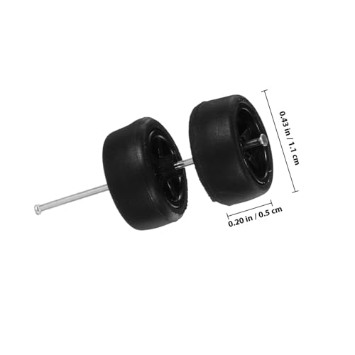 Supvox Rc Auto Zubehör Langlebige Gummireifen und Stilvolle Spielzeugräder Geeignet für Erwachsene Robust Elastisch und Verschleißfest für Modellautobau und Reifenwechsel von Supvox