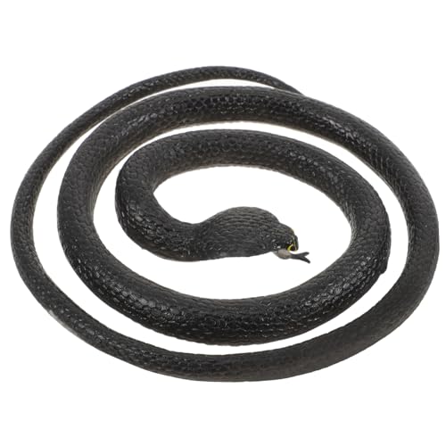 Supvox Realistische Cobra Figur Schwarze Schlangen Simulation Garten Deko Party Streich Tiermodell Lernspielzeug Supvox Realistische Cobra Figur Schwarze Schlangen Simulation Garten Deko Party Streich Tiermodell Lernspielzeug von Supvox