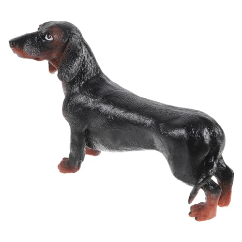 Supvox Realistische Dackel Figur aus Robustem Kunststoff Detailgetreues Tiermodell mit Glatten Kanten Kindersicheres und Dekorative Hundeskulptur für Kinderzimmer und Wohnraum Supvox Realistische Dackel Figur aus Robustem Kunststoff Detailgetreues Tiermodell mit Glatten Kanten Kindersicheres und Dekorative Hundeskulptur für Kinderzimmer und Wohnraum von Supvox