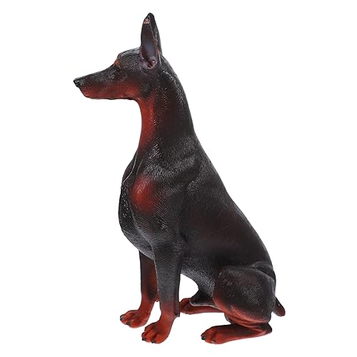 Supvox Realistische Doberman Figur Aus Kunststoff Simulierte Hundefigur Modell Für Deko Und Kleine Hundefigur Sammlung von Supvox