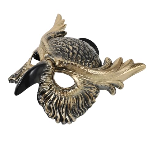 Supvox Realistische Katzenkopf-maske für Männer und Frauen Verstellbar Detailreiche Eulen-masquerade Vielseitiges Cosplay-accessoire für Halloween Karneval und Themenpartys von Supvox