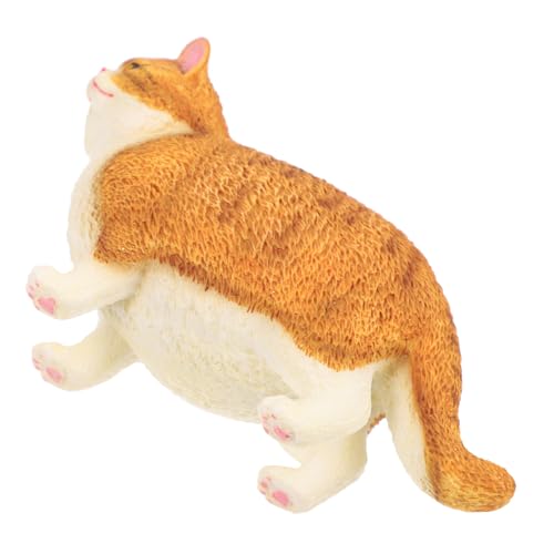Supvox Realistische Kurzhaarkatze Figur Miniatur Tiermodell Kunststoff Junge Mädchen von Supvox