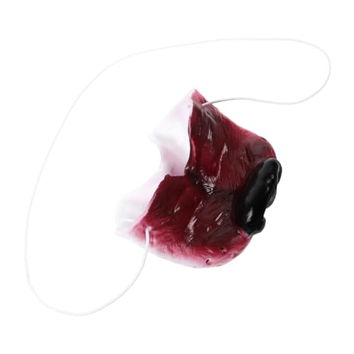 Supvox Realistische Vinyl Wolfshund Nase Cosplay Kostüm Accessoire Strapazierfähig Wiederverwendbar Kleines Tier Nasenprop für Tierkostüm Party und Themenveranstaltungen von Supvox