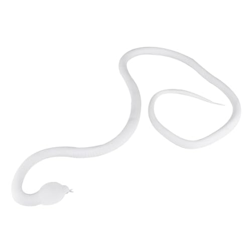 Supvox Realistische Weiße Plastikschlange Simulation Schlangenmodell für Erwachsene Streichartikel Halloween Party von Supvox