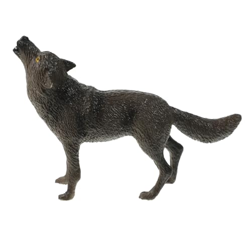Supvox Realistische Wolf Statue aus Stabilem Kunststoff Naturgetreues Wildtier Modell Detailreiche Wildlife Figur für Dekoration und für Kinderzimmer und Büro Supvox Realistische Wolf Statue aus Stabilem Kunststoff Naturgetreues Wildtier Modell Detailreiche Wildlife Figur für Dekoration und für Kinderzimmer und Büro von Supvox