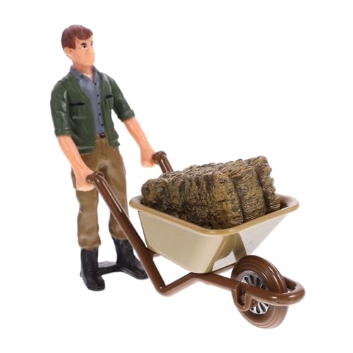 Supvox Realistisches Bauernhof Zubehörset mit Trolley und Bauernfigur für Kreative Rollenspiele Umweltfreundliches Kunststoffspielzeug für Modelleisenbahn Schulszenarien und Mehr Supvox Realistisches Bauernhof Zubehörset mit Trolley und Bauernfigur für Kreative Rollenspiele Umweltfreundliches Kunststoffspielzeug für Modelleisenbahn Schulszenarien und Mehr von Supvox