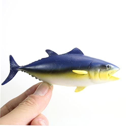 Supvox Realistisches Blauflossen Thunfisch aus Robustem Kindgerechte Meeresfigur Dekoratives Fischmodell für Kinderzimmer und Lernspiel Langlebiges Tier Figuren von Supvox