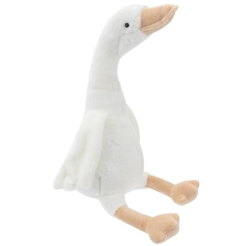 Supvox Realistisches Gans Kuscheltier Weiß Plüschstofftier Weiches Simulation Stofftier Kinderzimmer Dekoration Geschenkidee für Sofa Party Geburtstagsfeier von Supvox