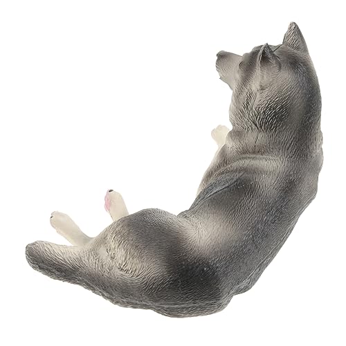 Supvox Realistisches Husky Modell Kunststoff Hund Figurine Dekorative Simulation Figur Für Sammler Und Haustierliebhaber Supvox Realistisches Husky Modell Kunststoff Hund Figurine Dekorative Simulation Figur Für Sammler Und Haustierliebhaber von Supvox