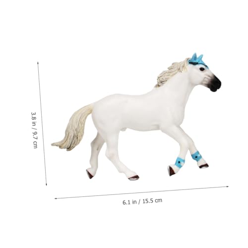 Supvox Realistisches Imitationspferd Modell Weißes Pferd Figur Kompaktes Design für Sammlung und Dekoration Fördert Fantasie und Kreative Spielideen Supvox Realistisches Imitationspferd Modell Weißes Pferd Figur Kompaktes Design für Sammlung und Dekoration Fördert Fantasie und Kreative Spielideen von Supvox