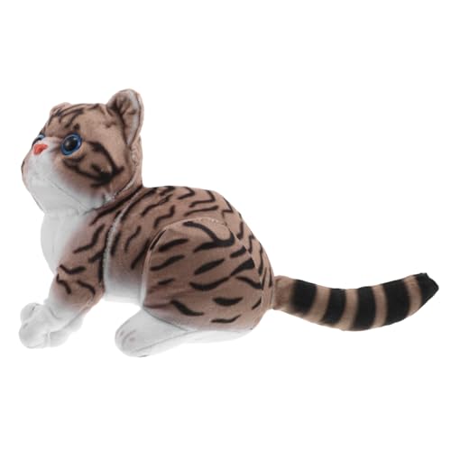 Supvox Realistisches Katzenplüschspielzeug Entzückende Cartoon -Tier Puppe Weich Und Flauschig Für Kinder Mädchen Und Jungen Für Hauskollektible Figurine Supvox Realistisches Katzenplüschspielzeug Entzückende Cartoon -Tier Puppe Weich Und Flauschig Für Kinder Mädchen Und Jungen Für Hauskollektible Figurine von Supvox