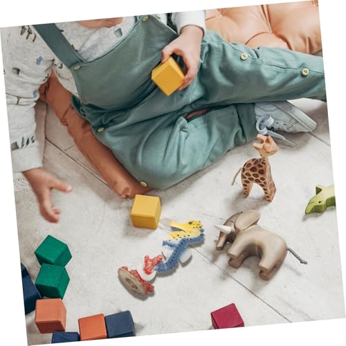 Supvox Realistisches Kleines aus Kunststoff Pädagogisches Meerestiere Figurenset für Kleinkinder und Mädchen Fördert Kreativität Farbige Erkennung und Fantasie Vielseitig als Deko und von Supvox