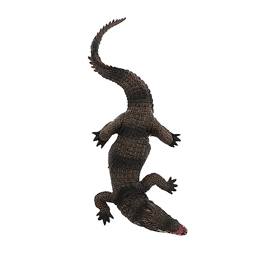 Supvox Realistisches Krokodilmodell Lernspielzeug Frühpädagogik Figur aus Robustem für Kreatives und Frühe Bildung von Supvox