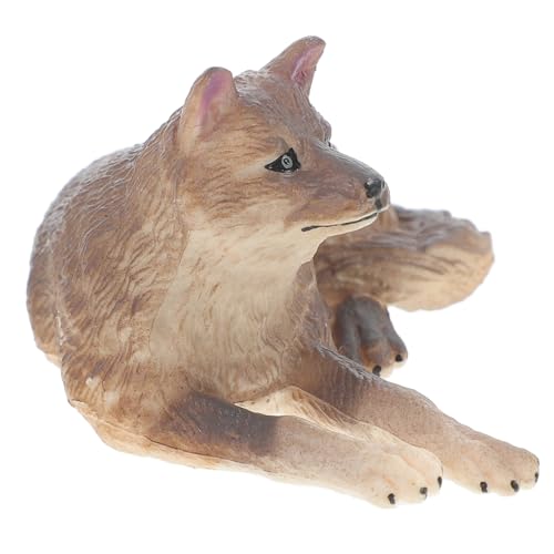 Supvox Realistisches Mini wolfmodell Kunststoff Wildtier Figur Dekorationsspielzeug für Wildlife Animal Decor Wolf Modell Sammlerstück für Zuhause und Outdoor Supvox Realistisches Mini wolfmodell Kunststoff Wildtier Figur Dekorationsspielzeug für Wildlife Animal Decor Wolf Modell Sammlerstück für Zuhause und Outdoor von Supvox