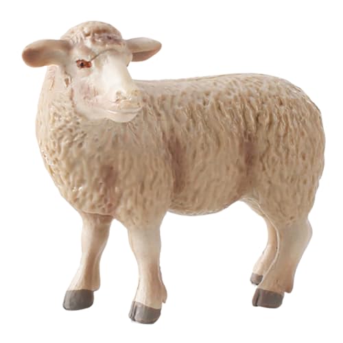 Supvox Realistisches Schaf Modell Deko Figur aus Sicherem Material Lebensecht Gestaltetes Merino Schaf Pädagogisches Tiermodell für Kinderzimmer und Wohnraum Detailreiche Miniatur für Supvox Realistisches Schaf Modell Deko Figur aus Sicherem Material Lebensecht Gestaltetes Merino Schaf Pädagogisches Tiermodell für Kinderzimmer und Wohnraum Detailreiche Miniatur für von Supvox