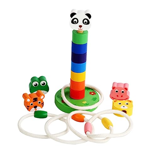 Supvox Ringwurfspiel mit Niedlichen Tierfiguren Pädagogisches Holzspielzeug für Drinnen und Draußen Fördert Hand Auge koordination Motorische Fähigkeiten für Eltern Junge Supvox Ringwurfspiel mit Niedlichen Tierfiguren Pädagogisches Holzspielzeug für Drinnen und Draußen Fördert Hand Auge koordination Motorische Fähigkeiten für Eltern Junge von Supvox