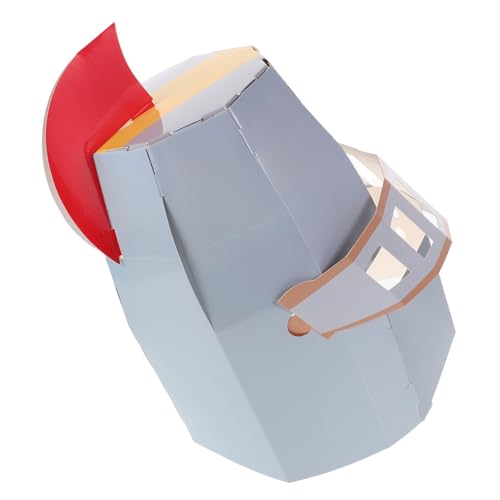 Supvox Ritterhelm Papiermaske für Kreatives Diy Bastelset für Mittelalterliche Mottopartys Atmungsaktiv und Bequem für Theateraufführungen und Rollenspiele von Supvox
