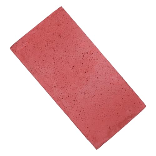 Supvox Rotes Schaumstoffziegel Requisit Leicht Sicher Realistisch Wiederverwendbar für Bühne Film Halloween Performance Simulation Fake Sponge Brick für Schauspieler von Supvox