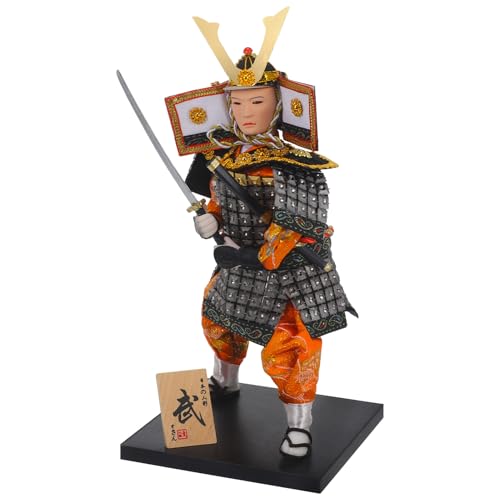 Supvox Samurai Puppe Dekorativ Für Samurai Figur Samurai Puppen Krieger Samurai Figur Desktop Samurai Antike Samurai Puppe Samurai Modell Vintage Samurai Puppe Holz von Supvox