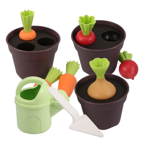 Supvox Sandspielzeug Set Strandspielzeug für Jungen und Mädchen Gartenspielzeug mit Schaufel aus Weizenstroh Kleinem Gießkanne und Karottenpflanze Vielseitiges Outdoor Gartengerät für Supvox Sandspielzeug Set Strandspielzeug für Jungen und Mädchen Gartenspielzeug mit Schaufel aus Weizenstroh Kleinem Gießkanne und Karottenpflanze Vielseitiges Outdoor Gartengerät für von Supvox