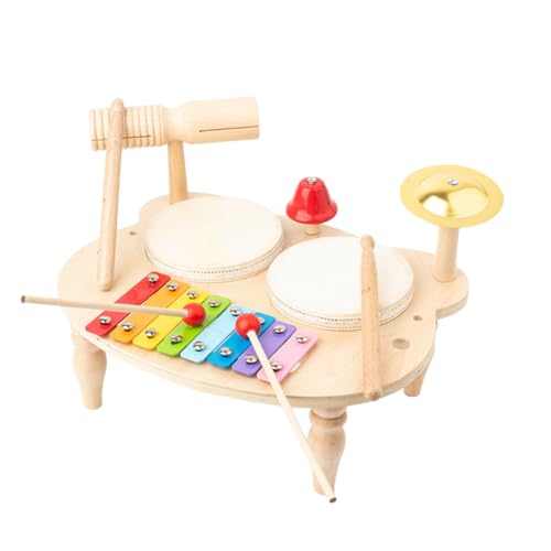 Supvox Satz Trommelspielzeug für Vorschulkinder musikinstrumente spielzeuge Jazz-Schlagzeug-Spielset Bildungsspielzeug Jazz-Drum- Kinderspielzeug hölzern Khaki Supvox Satz Trommelspielzeug für Vorschulkinder musikinstrumente spielzeuge Jazz-Schlagzeug-Spielset Bildungsspielzeug Jazz-Drum- Kinderspielzeug hölzern Khaki von Supvox