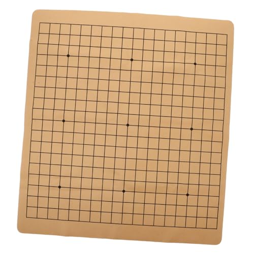Supvox Schachbrett Zusammenklappbares Spielbrett Tragbar Schachspiel-Requisite Turnier Schachmatte Falten Planke Light Brown Kunstleder Supvox Schachbrett Zusammenklappbares Spielbrett Tragbar Schachspiel-Requisite Turnier Schachmatte Falten Planke Light Brown Kunstleder von Supvox