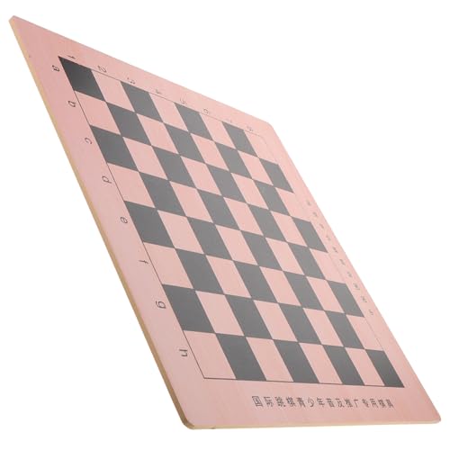 Supvox Schachbrettzubehör Kind Für Erwachsene Prüfer Planke Tragbares Haushaltsschachbrett Anfänger Dame Brettspiel Schachbretter Brettspiel Aus Holz Harz von Supvox
