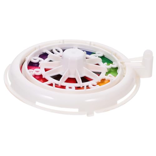 Supvox Schachroulette fliegend Rad Farbe Poker Erwachsene klein Plattenspieler Partyspielpreise Drehscheibe Tabletop-Spiele Plastik Weiß Supvox Schachroulette fliegend Rad Farbe Poker Erwachsene klein Plattenspieler Partyspielpreise Drehscheibe Tabletop-Spiele Plastik Weiß von Supvox