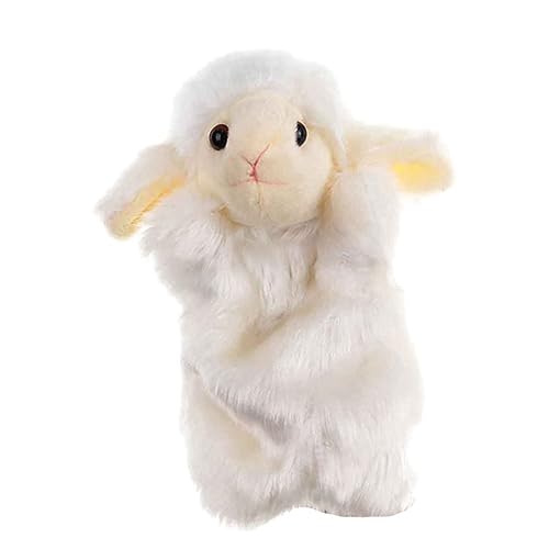 Supvox Schaf Handpuppe Tierform Plüsch Puppenspielzeug Für Zufällige Farbe Für Feste Kinderpartys Und Langlebiges Material Und Liebevolles Design von Supvox