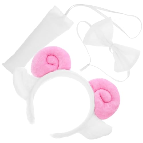 Supvox Schafkostüm Haarreif mit Weichen Plüschhörnern und Schleife Leichtes Tier Stirnband für Erwachsene und Komfortables Partyzubehör für Halloween Karneval Cosplay Supvox Schafkostüm Haarreif mit Weichen Plüschhörnern und Schleife Leichtes Tier Stirnband für Erwachsene und Komfortables Partyzubehör für Halloween Karneval Cosplay von Supvox