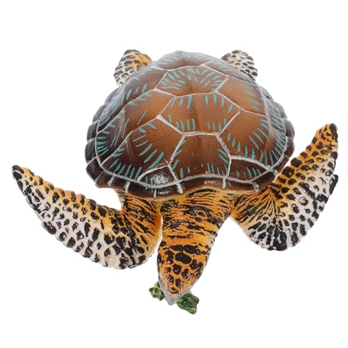 Supvox Schildkrötenmodellspielzeug Meeresspielzeug spielsachen eincremehilfe realistische Schildkrötenmodelle Desktop-Schildkrötendekoration Kinderspielzeug Tierfigur PVC von Supvox