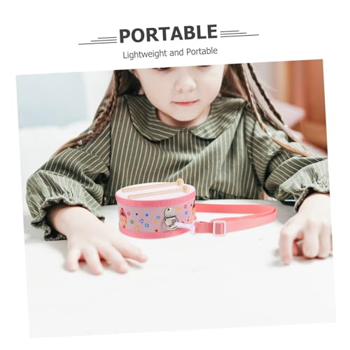 Supvox Schlaginstrument Holz Trommel mit Verstellbarem Gurt und Trommelstöcken Orff Pädagogisches Percussion Instrument für Kleinkinder Jungen Mädchen Tragbar Doppelseitig Lernspielzeug Supvox Schlaginstrument Holz Trommel mit Verstellbarem Gurt und Trommelstöcken Orff Pädagogisches Percussion Instrument für Kleinkinder Jungen Mädchen Tragbar Doppelseitig Lernspielzeug von Supvox