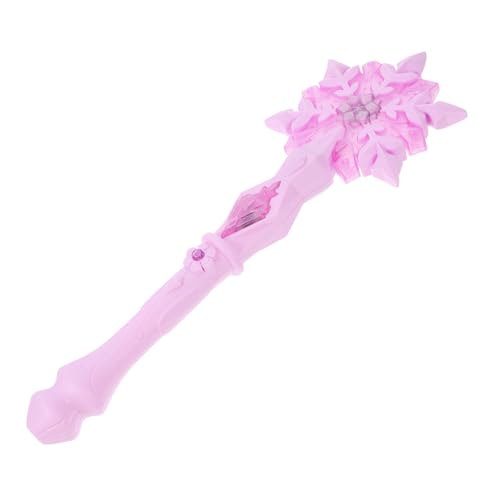 Supvox Schnee Zauberstab Toys mädchen leuchtender Schneeflockenstab Schneeflocken-LED leuchtstäbe weihnachtsdeko Schneeflocke Zauberstab Zauberstäbe aufleuchten Plastik von Supvox
