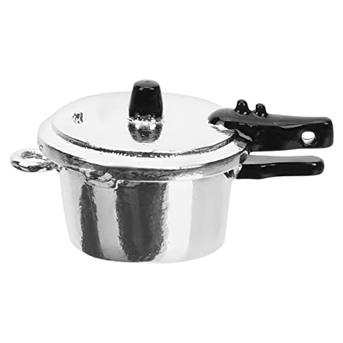Supvox Schnellkochtopf für DIY Mikrolandschaften Mini Kochgeschirr Zubehör Realistische Dekoration für Puppenhäuser Sicher und Langlebig für Freunde von Supvox