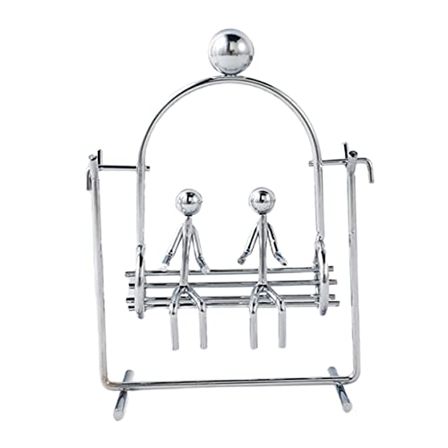 Supvox Schreibtisch Ornament Pendel Balance Bewegung Balancieren Schreibtisch Becher Schreibtisch Dekoration Schwingendes Ornament Balance Ball Schaukel Balance Eisen von Supvox