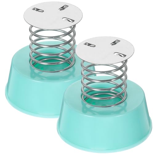 Supvox Schüttelkopf-Puppen-Federständer 2 Stück Federbasis Auto-Armaturenbrett Wackelkopf-Puppe Frühlings-Tanzspielzeug Federbasis DIY-Schaukelkopf-Puppe Für Action-Figur-Anzeige Blau von Supvox