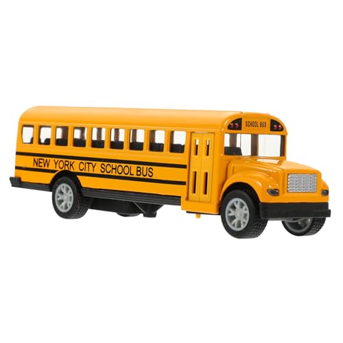 Supvox Schulbus-Modell für kinderspielzeug Spielzeugkollektion Pull-Back Flugzeug Autos Schulbusspielzeug Push-and-Go- Legierung Yellow Supvox Schulbus-Modell für kinderspielzeug Spielzeugkollektion Pull-Back Flugzeug Autos Schulbusspielzeug Push-and-Go- Legierung Yellow von Supvox