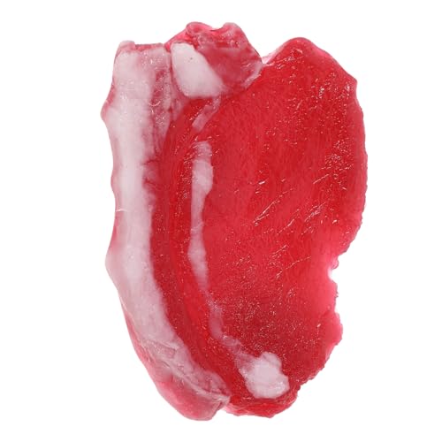 Supvox Schweinefleisch-Modell falsches Fleisch künstliches Fleisch realistisches Fleisch gefälschtes Fleisch-Lebensmittelmodell Fotografie Fleischmodell simuliertes Fleisch PVC von Supvox
