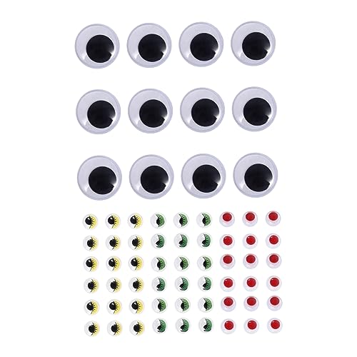 Supvox Selbstklebende Wackelaugen Aufkleber Bunte Schwarze Puppen Augen DIY für Dekoration Langlebig Farbecht Supvox Selbstklebende Wackelaugen Aufkleber Bunte Schwarze Puppen Augen DIY für Dekoration Langlebig Farbecht von Supvox