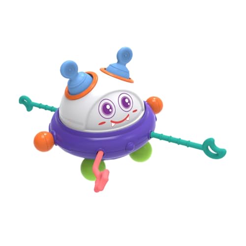 Supvox Sensorisches für Kleinkinder Robustes mit Buntem UFO Design Motorikfördernd Beißfest und Drehbar für Kinderwagen Babysitz Greifen von Supvox